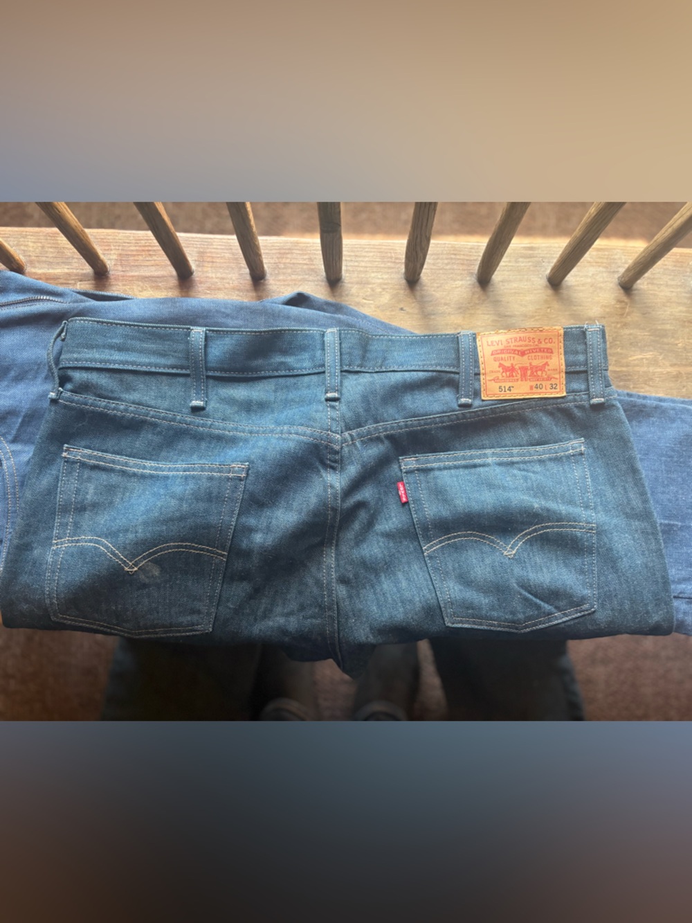 Levi's Japanese Selvege Boot-cut Indigo Straight Denim Jeans